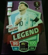 Lionel Messi fifa 365 karta piłkarska legend world cup 2022 panini