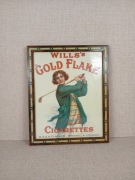 Reklama Wills's Gold Flake Cigarettes Wills Bristol&London Imperial Tabacco