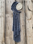 Łapacz snów makrama boho księżyc słońce prezent