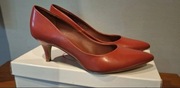 Śliczne szpilki roz.38 ceglasta czerwień