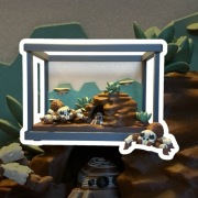 Mini terrarium / zabawka / 3dmodel