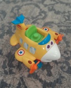 Wesoły duży samolocik dźwięk światełka ruch Kiddieland