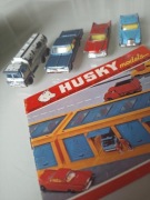 Husky lata 60 , 4 autka + katalog 1966r; Vintage 