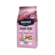 Ownat Grain Free Prime Kastracja Koty Indyk Kurczak 1 kg
