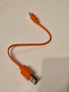 Oryginalny kabel JBL microUSB 22cm tylko do ładowania, pomarańczowy