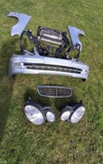 Mercedes W 211 przód lak 744 Avantgarde błotniki lampy zderzak wzmocnienie