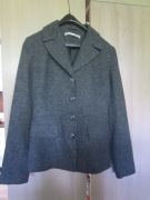 nowy żakiet St. Bernard wełna jedwab r. 38/36 grafit