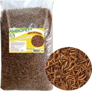 Suszone Larwy Mącznika Młynarka 5kg dla kur ptakow gadów ryb 