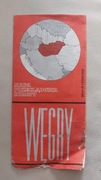 Mapa przeglądowa Europy Węgry 1977 r.