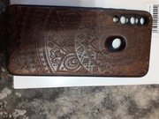 Drewniane Cese z TPU Bumper do Huawei Y6p - orzech