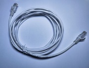Kabel Ethernet RJ45 3 metry Cat. 5E, biały