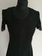 TWIN SET Sukienka Włoska Italy R XS S Czarna Koktajlowa 