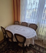 Stół drewniany i 6 krzeseł 287/152x99x74 Swarzędz