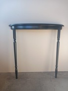 Konsolka przyścienna, czarna - 2 szt.