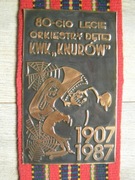 Proporczyk - KWK Knurów 80 lat Orkiestry Dętej - 1987r.
