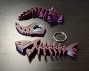 KEYRAMBIT burgundowy breloczki HIT TIK TOKA combo