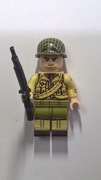 Figurka żołnierza amerykańskiego z bronią WW2 kompatybilne z Lego, Cobi
