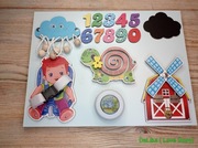 Tablica manipulacyjna edukacyjna sensoryczna.