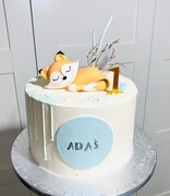 Figurka z masy cukrowej ozdoba tort Lis lisek