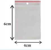 Woreczki strunowe 4cm x 6cm - 100 szt.