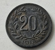20 Halerzy - 1918 rok Austria