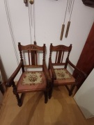 Stare fotele krzesła w stylu Ludwikowskim 