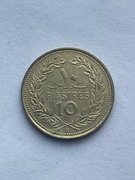 Liban 10 piastres 1970 rok