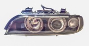 Oryginalna Kompletna Lewa Lampa Reflektor BMW E39 LIFT Xenon EU Ringi HELLA