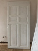 Drzwi drewniane wewnętrzne w starym stylu