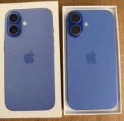 iPhone 16 128 GB akwamaryna - stan bardzo dobry, 96% baterii