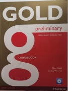 Gold preliminary coursebook B1 engkish test PEARSON + cd-rom