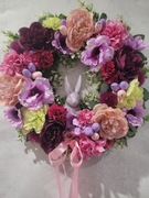 Wianek Wielkanocny zając 