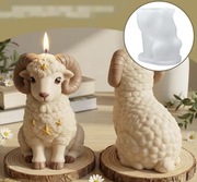 OWCA BARAN Wielkanocny forma silikonowa 7*6.8 do Odlewów Świec Mydła Gipsu 