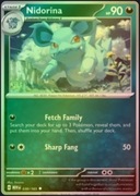 Pokémon TCG Nidorina (MEW 030) Reverse Holo