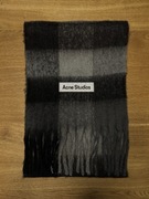 Szalik Acne studio czarno szary