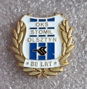 Odznaka STOMIL Olsztyn 80 lat
