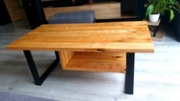 Stolik kawowy loft z drewna czereśni 