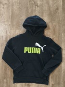 Klasyczna Czarna Bluza z Kapturem PUMA, 152 cm