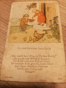 Stary przedwojenny obrazek święty 