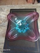 Szkło Murano Patera Motyl Lata 70 oryginał Jordan's Importing Company