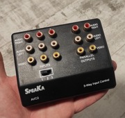 selektor źródeł przełącznik źródła AUDIO AV VIDEO rozdzielacz switch TV VCR