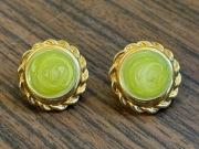 Śliczne pozłacane klipsy 