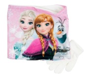 Komplet komin+ rękawiczki Kraina Lodu + maska Elza