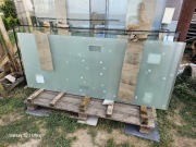 Szkło mleczne ESG Decormat 8mm hartowane drzwi szklane nowe 