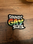 Naszywka taktyczna z rzepem mem - Sounds G_ay I’m In