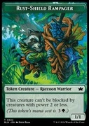 MtG Rust-Shield Rampager Token (Green 1/1) (BLB)