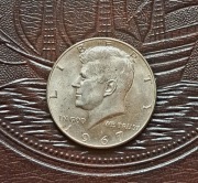 USA Srebrna moneta  Half Dollar 1967