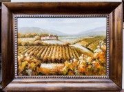 Obraz olejny 91x61cm, w ramie drewnianej120x90x8cm
