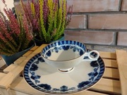 Porcelanowe duo. Porcelana Wallendorfer Echt Kobalt Vintage. Unikat