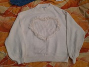 Sweterek damski serce